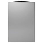 vidaXL Jardinière triangulaire 50x43x75 cm acier galvanisé