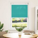 vidaXL Store plissé vert pétrole 70x100 cm largeur du tissu 69 4 cm