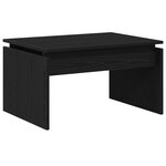 Table basse vidaXL Chêne noir 68x38x50 cm Bois reconstitué