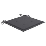 vidaXL Chaises de jardin avec coussins lot de 2 Bois d'acacia massif