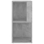 vidaXL Armoire d'angle Gris béton 33x33x67 cm Bois d'ingénierie