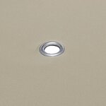 vidaXL Recouvrement de remplacement d'auvent 310 g/m² Beige 3 x 4 m