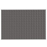 vidaXL Couverture lestée Gris 122x183 cm 9 kg Tissu