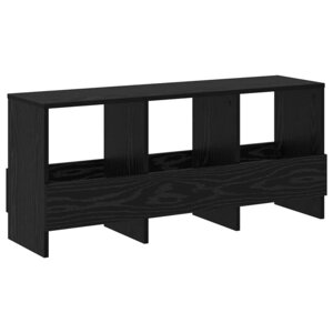 vidaXL Étagère à magazines Chêne noir 102 x 30 x 45 cm
