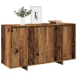 vidaXL Buffet vieux bois 135x41x75 cm bois d'ingénierie