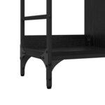vidaXL Buffet Noir 102 x 32 x 73.5 cm Bois d'ingénierie