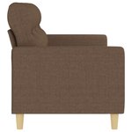 vidaXL Canapé à 3 places Marron 180 cm Tissu