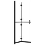 vidaXL Paroi de douche pliable Verre ESG transparent 100x190 cm