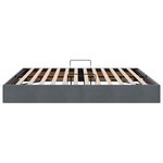 vidaXL Lit de Rangement avec stockage Gris foncé 180 x 200 cm Velours