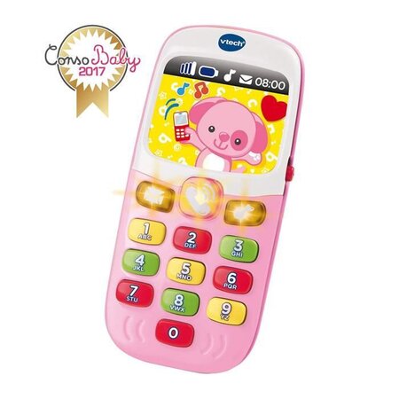 Vtech baby baby smartphone bilingue rose jouet b b La Poste