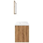vidaXL Ensemble de meubles salle de bain 3 Pièces bois d'ingénierie