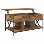 vidaXL Table basse Bois Ancien 100 x 55 x 48 5 cm Bois d'ingénierie