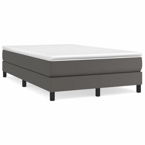 vidaXL Cadre de lit gris 120x200 cm similicuir