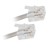 APM Cordon ADSL RJ11 - Mâle/Mâle - Blanc - 2m