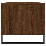 vidaXL Table basse Chêne marron 90x49x45 cm Bois d'ingénierie