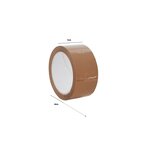 Pack and Move - Lot 12 rouleaux ruban adhésif marron pour emballage et déménagement - 66 m - Qualité Premium