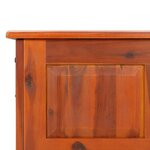 vidaXL Coffre de rangement avec couvercle marron bois massif d'acacia