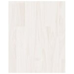 vidaXL Meuble TV Blanc 70x33x42 cm Bois de pin massif