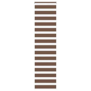 vidaXL Store zèbre marron 55x230 cm largeur du tissu 50 9 cm polyester