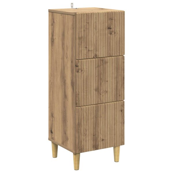 vidaXL Armoire à tiroirs Chêne artisanal 33 x 34 5 x 90 cm