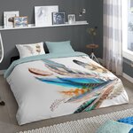 Good morning housse de couette feather 135x200 cm multicolore