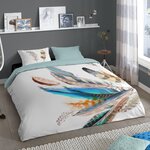 Good Morning Housse de couette FEATHER 135x200 cm Multicolore