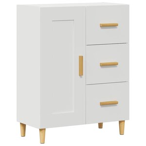 vidaXL Buffet Blanc 69 5x34x90 cm Bois d'ingénierie