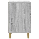 vidaXL Cabinet de chevet avec tiroir Sonoma gris 43 x 41 x 66 5 cm