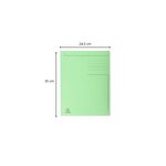 Chemise Imprimée 3 Rabats Forever® 280gm2 - Folio - Vert Pré - X 50 - Exacompta