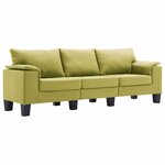 vidaXL Canapé Vert tissu