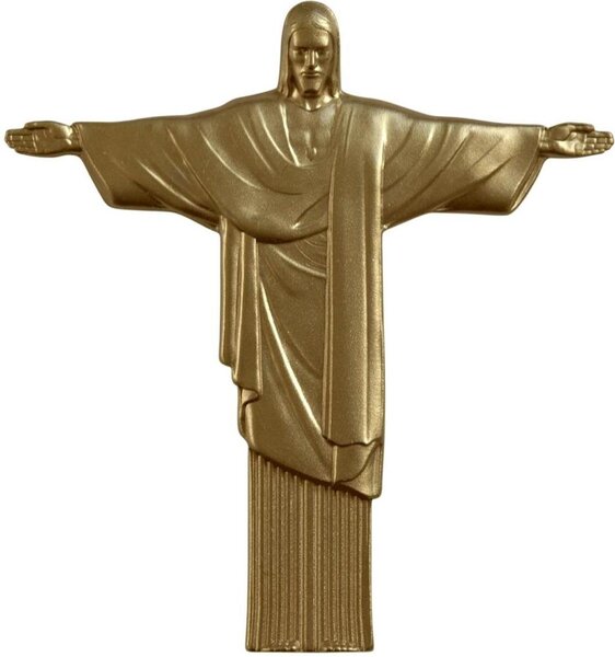 Monnaie CHRIST THE REDEEMER 3D Gilded 1 Oz Argent 1000 Francs Cameroon 2025