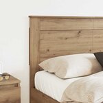 vidaXL Tête de lit Chêne artisanal 120 cm Bois d'ingénierie