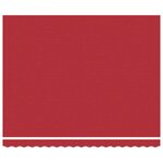 vidaXL Auvent Rétractable Rouge 4 × 3 m Toile et Aluminium