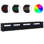 vidaXL Ensemble meuble TV 3 Pièces Chêne noir 270 x 35 x 40 cm