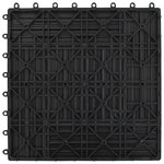 vidaXL Carreau de terrasse 11 pc Gris 30 x 30 cm WPC