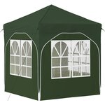 vidaXL Tente de fête pop-up 192 x 192 x 245 cm Vert