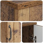 vidaXL Bureau Bois ancien 142 5 x 50 x 75 cm Bois d'ingénierie