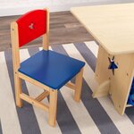 KidKraft Ensemble de table et 2 chaises avec motif d'étoile
