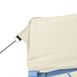 vidaXL Tente de réception pliable professionnelle 3x4 m Acier Crème
