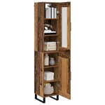 vidaXL Haut Armoire Bois Ancien 69 5 x 34 x 180 cm Bois d'ingénierie