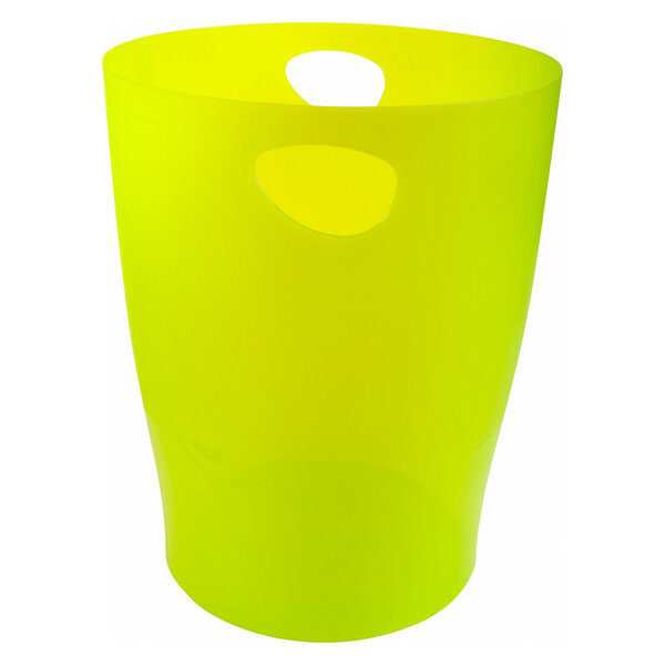 Corbeille à papier ecobin exacompta vert anis