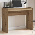 vidaXL Bureau chêne artisanal 90x40x72 cm bois d'ingénierie