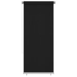 vidaXL Store roulant d'extérieur 100x230 cm Noir