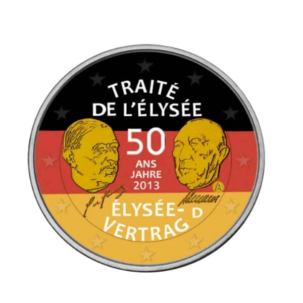 Pièce commémorative 2 euros - Allemagne 2013 - 50ème anniversaire du Traité de l'Elysée