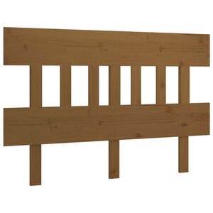 vidaXL Tête de lit Marron miel 153 5x3x81 cm Bois massif de pin