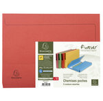 Paquet De 10 Chemises Poche Coloris Vifs Forever - 24x32cm - Couleurs Assorties - X 10 - Exacompta