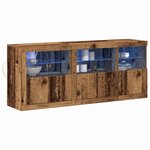 vidaXL Buffet Bois ancien 162 x 37 x 67 cm Bois d'ingénierie