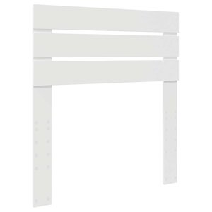 vidaXL Tête de lit Blanc 80 cm Bois d'ingénierie