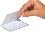Boite de 25 Porte-badge Click Fold avec pince combi 75 x 40 DURABLE