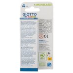 Boîte de 4 crayons effaçables à sec pour ardoises et tableaux blancs GIOTTO